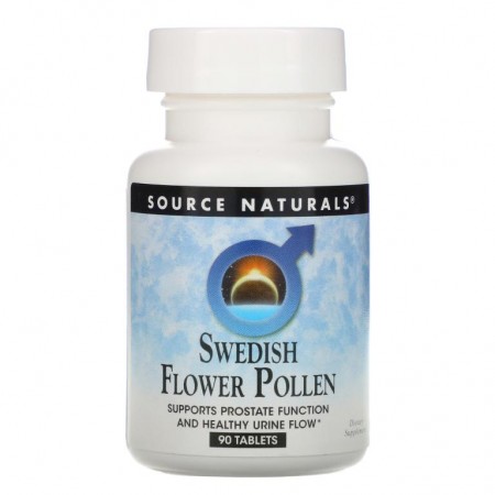 Source Naturals, 스웨덴 꽃 폴렌, 90 정