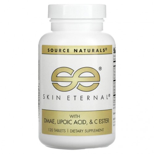 Source Naturals, 스킨 이터널, DMAE, 리포산, C 에스테르 함유, 120 정