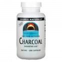 Source Naturals, 100% 순수 활성탄, 260mg, 캡슐 200정
