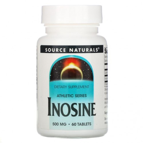 Source Naturals, Athletic Series, 이노신, 500mg, 60정