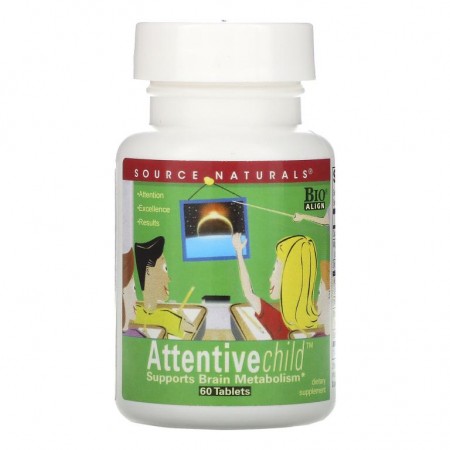 Source Naturals, Attentive Child, 60정