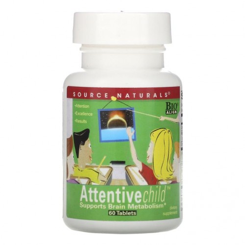 Source Naturals, Attentive Child, 60정