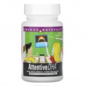 Source Naturals, Attentive DHA, 100mg, 베지 소프트젤 60정