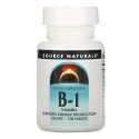 Source Naturals, B-1, 티아민, 100mg, 100정