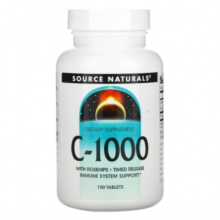 Source Naturals, C-1000, 100 정