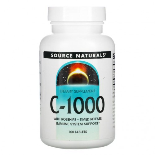 Source Naturals, C-1000, 100 정