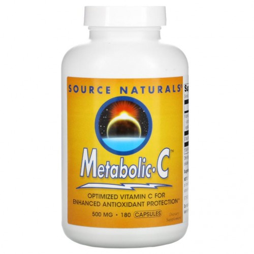 Source Naturals, 메타볼릭 C, 500mg, 180정