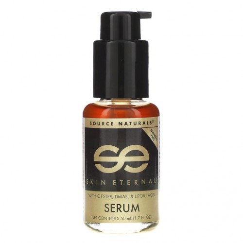 Source Naturals, C-에스터, DMAE 및 리포산 함유 Skin Eternal 세럼, 50ml(1.7fl oz)