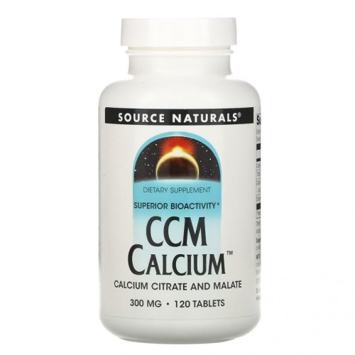 Source Naturals, CCM 칼슘, 300 ㎎, 120 정