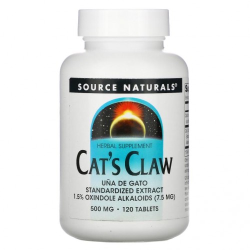 Source Naturals, Cat's Claw, 500 mg, 120 정