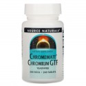 Source Naturals, Chromemate 크로뮴 GTF, 200mcg, 240정
