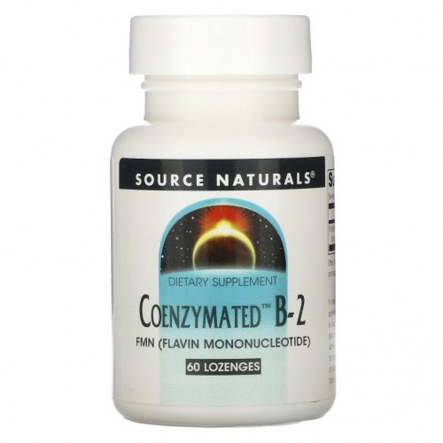 Source Naturals, Coenzymated B-2, 사탕 정제 60정