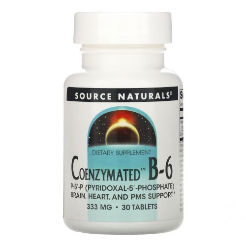 Source Naturals, Coenzymated B-6, 333mg, 30정