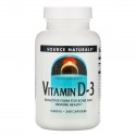 Source Naturals, 비타민D3, 5,000IU, 캡슐 240정