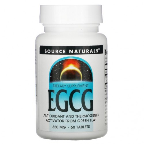Source Naturals, EGCG, 350 밀리그램, 60 정