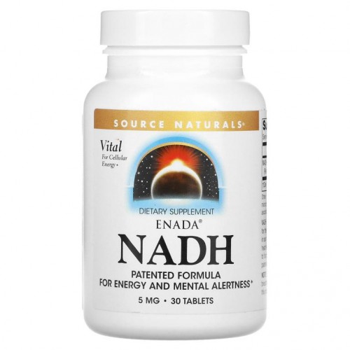 Source Naturals, ENADA NADH, 5mg, 30정