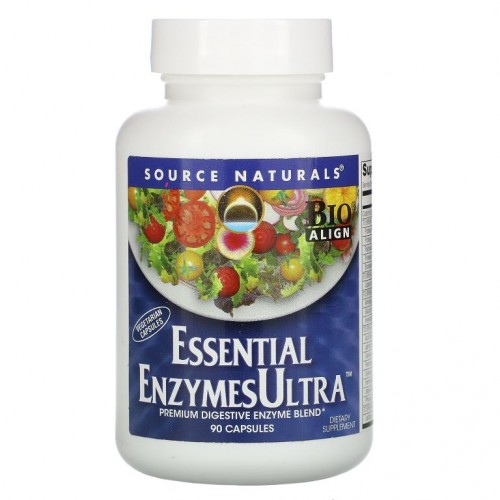 Source Naturals, Essential Enzymes Ultra, 캡슐 90정