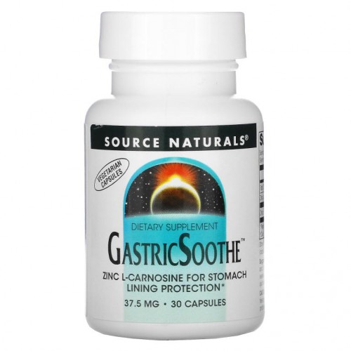 Source Naturals, GastricSoothe, 37.5mg, 캡슐 30정