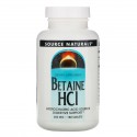 Source Naturals, 베타인 HCL, 650mg, 180정