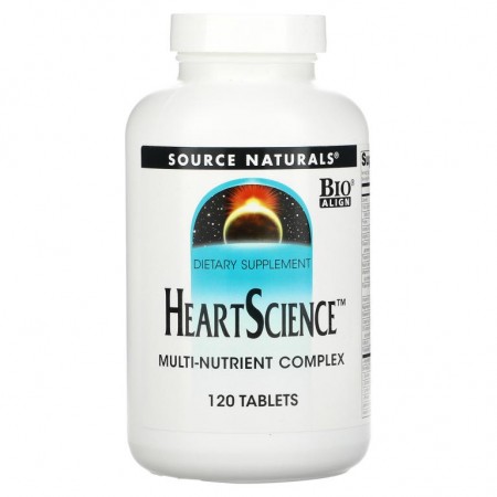 Source Naturals, 심장 과학(Heart Science), 다중 영양소 복합체, 120 정