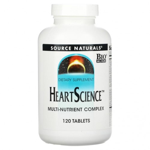 Source Naturals, 심장 과학(Heart Science), 다중 영양소 복합체, 120 정