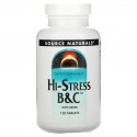 Source Naturals, 허브 함유 Hi-Stress B&C, 120정