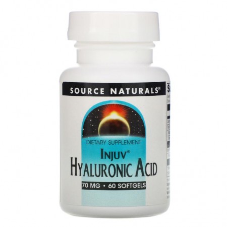 Source Naturals, Injuv, 히알루론산, 70mg, 소프트젤 60정