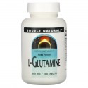 Source Naturals, L-글루타민, 500 mg, 100 타블렛