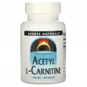 Source Naturals, 아세틸 L-카르니틴, 500 mg, 60 타블렛