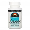 Source Naturals, L-카르노신, 500 mg, 60 타블렛