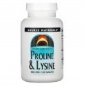 Source Naturals, L-프롤린 & L-라이신, 550mg, 120정
