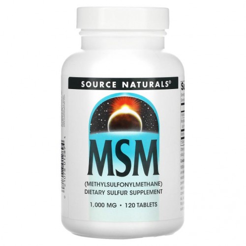 Source Naturals, MSM, 1000 밀리그램, 120 정