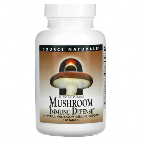 Source Naturals, Mushroom Immune Defense, 120정
