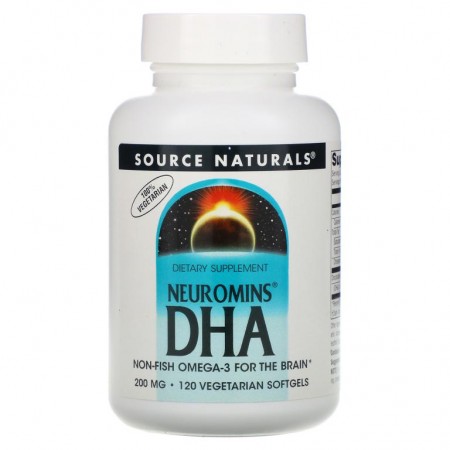 Source Naturals, Neuromins DHA, 200mg, 베지 소프트젤 120정