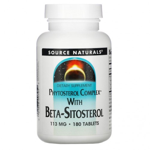 Source Naturals, 베타시토스테롤이 함유된 Phytosterol Complex, 113mg, 180정