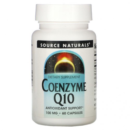 Source Naturals, 코엔자임 Q10, 100mg, 캡슐 60정