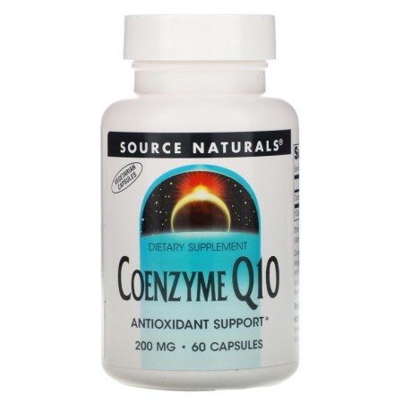 Source Naturals, 코엔자임 Q10, 200mg, 캡슐 60정