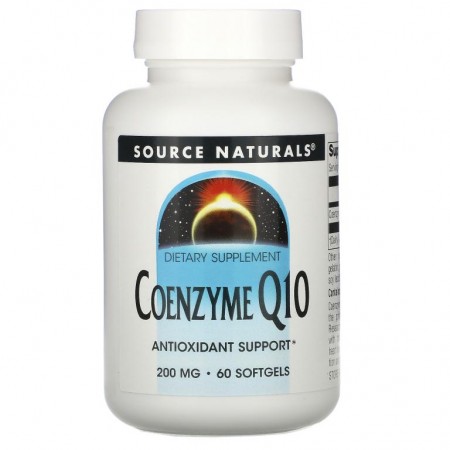 Source Naturals, 코엔자임 Q10, 200mg, 소프트젤 60정