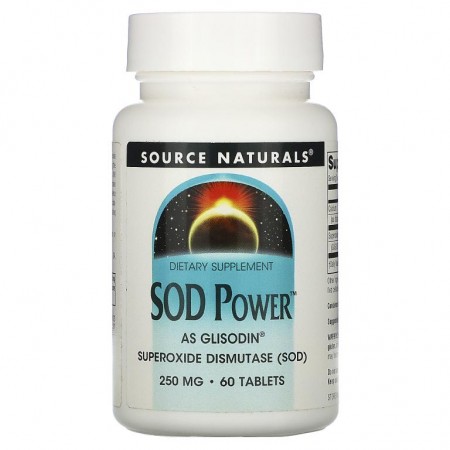 Source Naturals, SOD Power, 250mg, 60정
