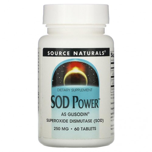 Source Naturals, SOD Power, 250mg, 60정