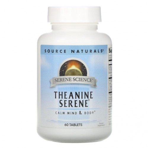 Source Naturals, Serene Science, Theanine Serene, 60정