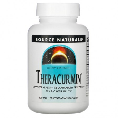 Source Naturals, Theracurmin, 600mg, 베지 캡슐 60정