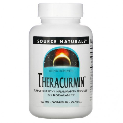 Source Naturals, Theracurmin, 600mg, 베지 캡슐 60정
