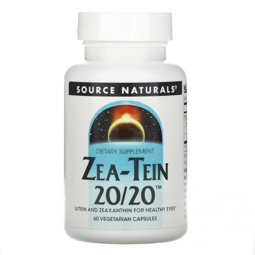 Source Naturals, Zea-Tein 20/20, 베지 캡슐 60정