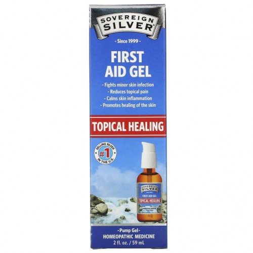 Sovereign Silver, 응급용 젤, 59ml(2fl oz)