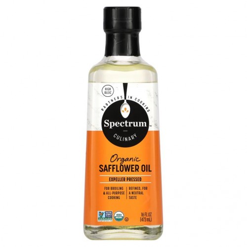 Spectrum Culinary, 유기농 홍화유, 고올레산, 473ml(16fl oz)