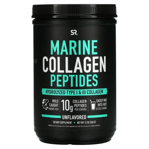 Sports Research, 해양 콜라겐 펩타이드, 무맛, 340g(12oz)