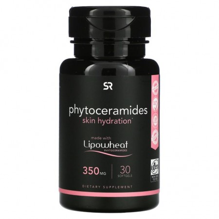 Sports Research, 파이토세라마이드 스킨 하이드레이션, 350mg, 소프트젤 30정