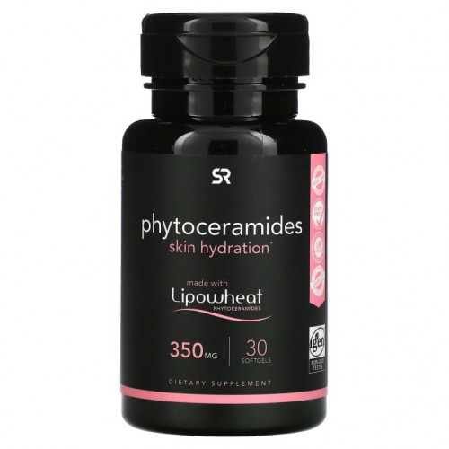 Sports Research, 파이토세라마이드 스킨 하이드레이션, 350mg, 소프트젤 30정