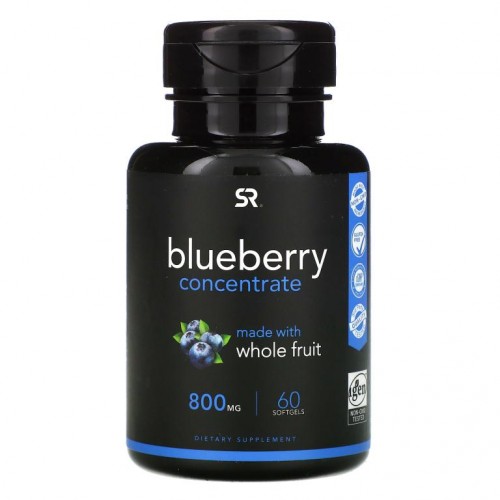 Sports Research, 블루베리 농축액, 800mg, 소프트젤 60정